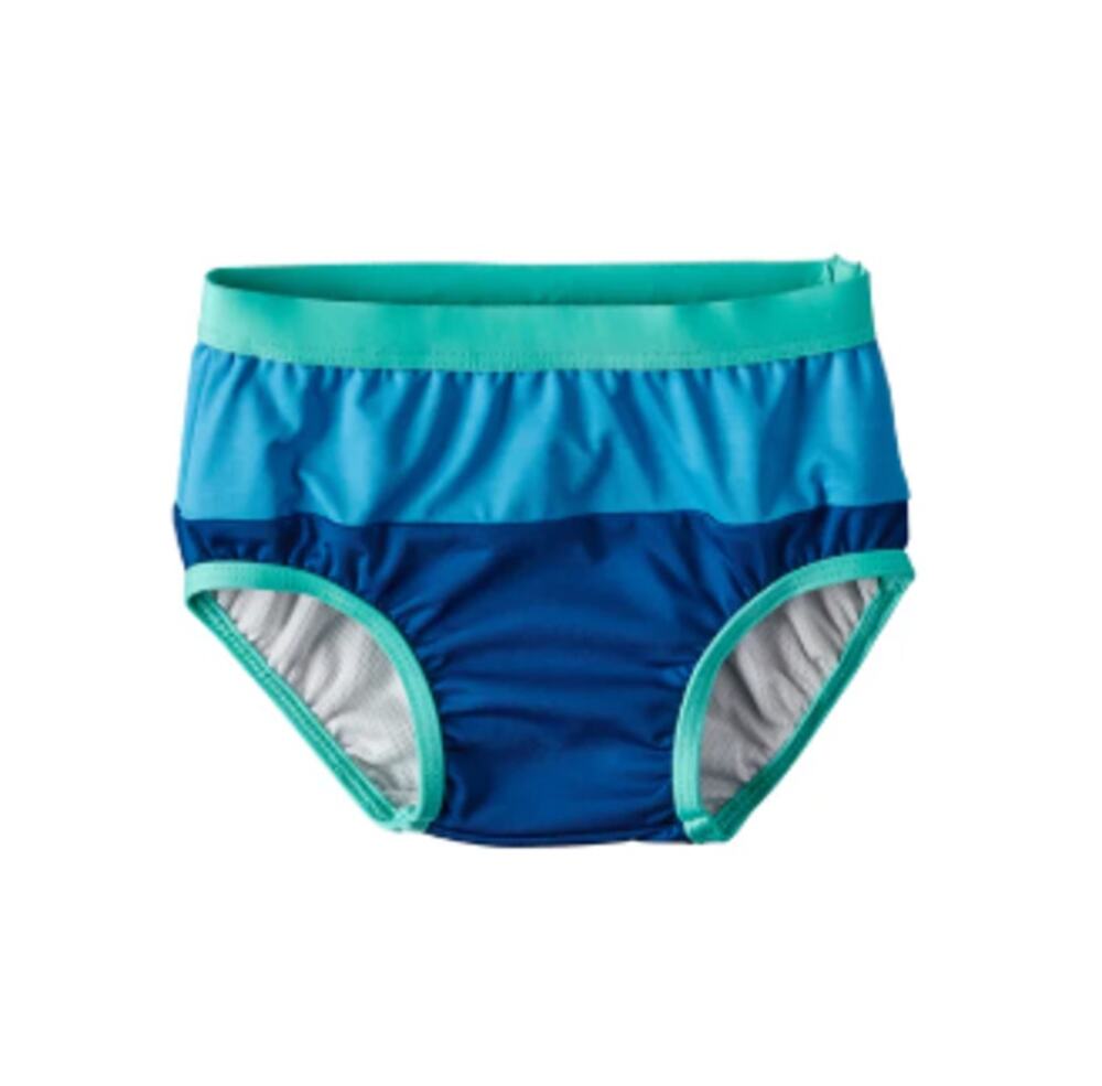 New Patagonia Baby Blue Colorblock Swim Bottom 0-3M